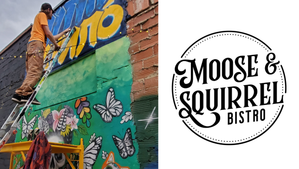 Moose &amp; Squirrel builds stage and adds murals to its outdoor eatery with Beautification Loan