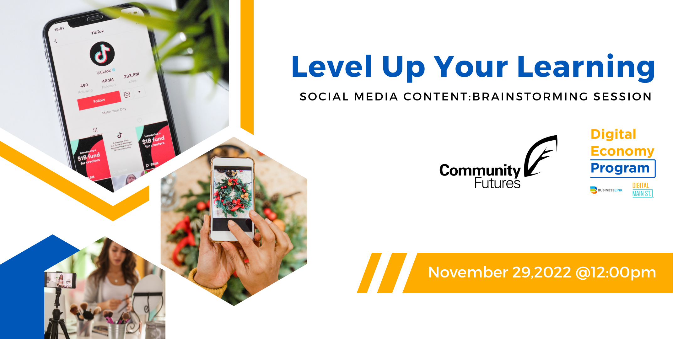 Nov 29 Social Media Level Up Your Learning Eventbrite